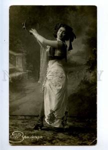 193416 ZEMFIRA Tambourine BALLET Belly DANCER Vintage PHOTO
