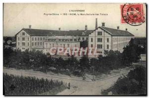 Old Postcard Riom The tobacco factory