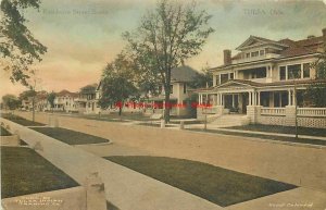 OK, Tulsa, Oklahoma, Street Scene, Residences, Albertype