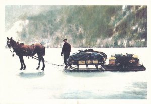 Seymour Arm BC Poral Route Winter 1928 - Postal Museum, Ottawa, Ontario, Canada