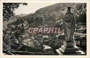 Modern Postcard Plombieres les Bains Your Virgin overlooking the city