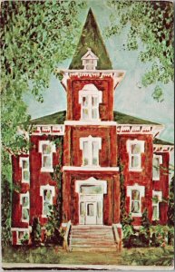 Ida County Courthouse Iowa IA c1974 Jo Pullen Artist Postcard G44