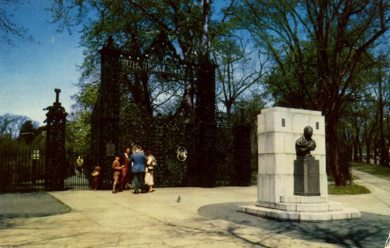 Canada - Nova Scotia, Halifax. Public Gardens Entrance