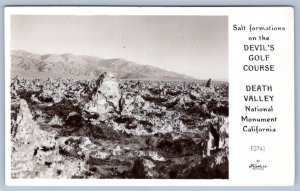 RPPC DEVIL'S GOLF COURSE SALT FORMATIONS DEATH VALLEY NATIONAL MONUMENT CA