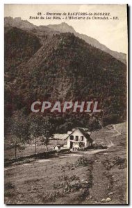 Old Postcard Bagneres de Bigorre Surroundings of Blue Lake Road L Hotellerie ...