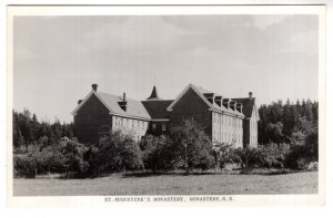 Real Photo, St Augustine's Monastery Side of Main Building, Nova Scotia