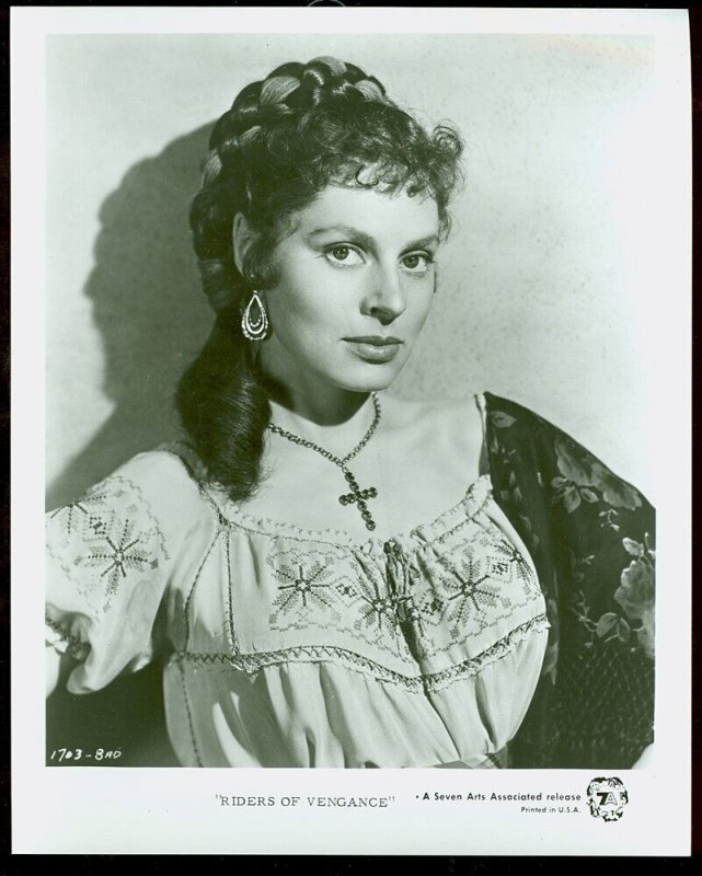 Movie Still, Riders of Vengeance, Viveca Lindfors, Seven Arts No. 1703-8AD