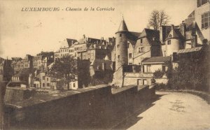 Luxembourg Chemin de la Corniche Vintage Postcard 07.89