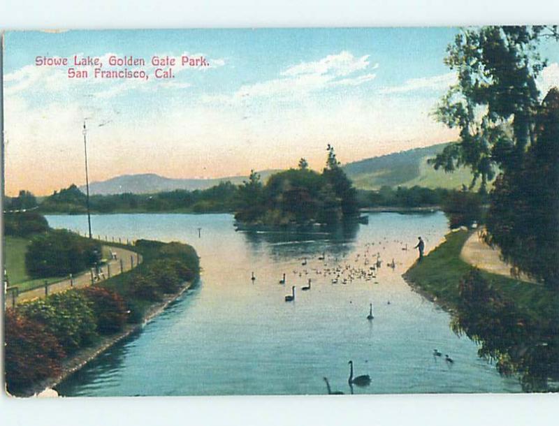 Divided-Back PARK SCENE San Francisco California CA hk8616