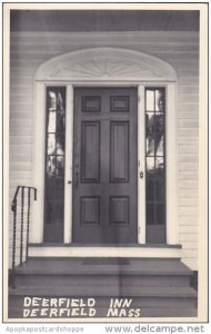 Massachusetts Deerfield Deerfield Inn Doorway Real Photo