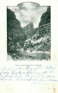Circa 1905-10 Canon of The Grand River, Colorado Vintage Postcard P8