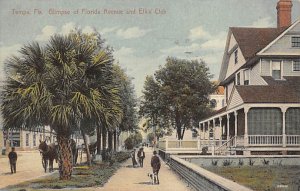 Elks Club And Florida Avenue Tampa, Florida USA 1910 