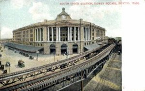 South Union Station, Boston, MA, USA Railroad Train Depot Unused 