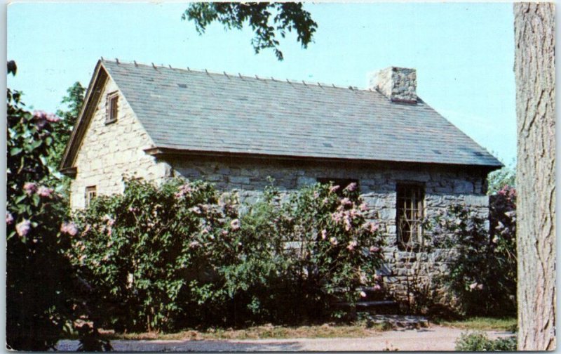 M-29859 Little Stone Cottage Furnished Farm House Shelburne Museum Shelburne VT