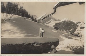 Chalet Internation Our Des Eclaireuses Adelboden Swiss Postcard