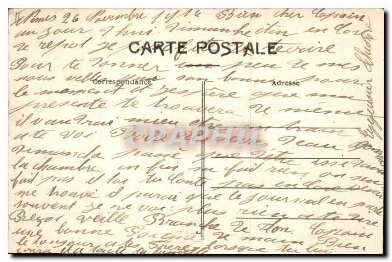 Postcard Old Nimes Boulevard Victor Hugo