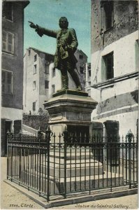 CPA Corte Statue du General Gaffroy CORSICA (1078556)