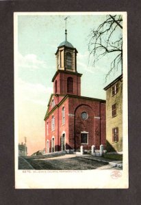 NH St John's Church Portsmouth New Hampshire Vintage Postcard UDB