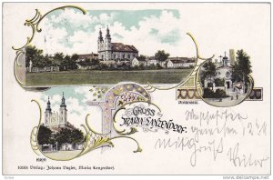 Gruss aus Maria Lanzendorf, Austria , PU-1901; 3-view postcard