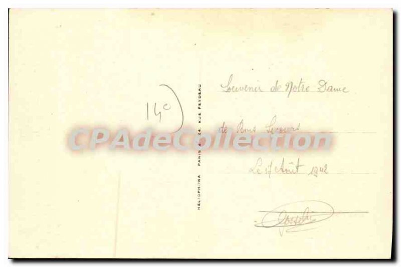 Postcard Old Hopital Notre Dame De Bon Secours Maternity garden school of nurses