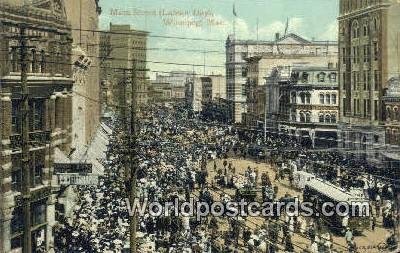 Main Street, Labor Day Winnipeg, Manitoba Canada Unused 