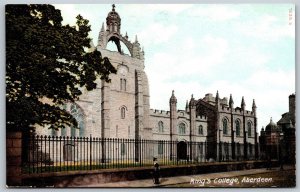 Vtg Aberdeen Scotland King's College 1910s View Postcard
