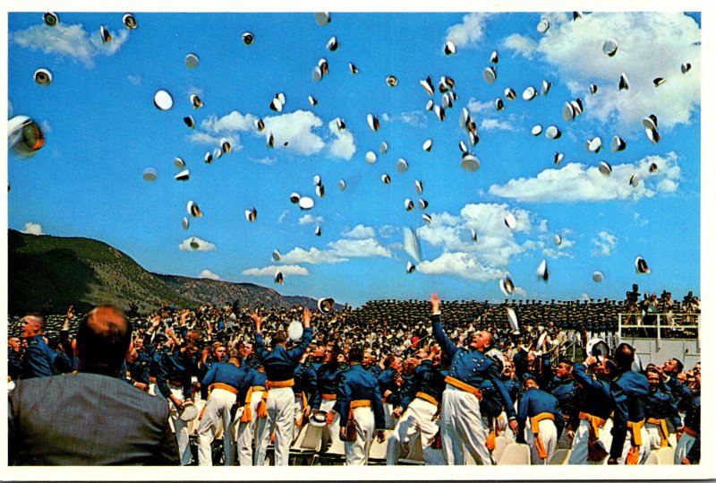 Colorado Colorado Springs United States Air Force Academy Jubilant Cadets At ...