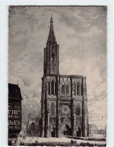 Postcard Das Münster, Strasbourg, France