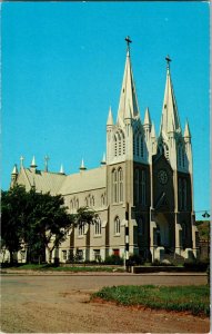 St. Patrick's Church Medicine Hat Alberta Vintage Postcard