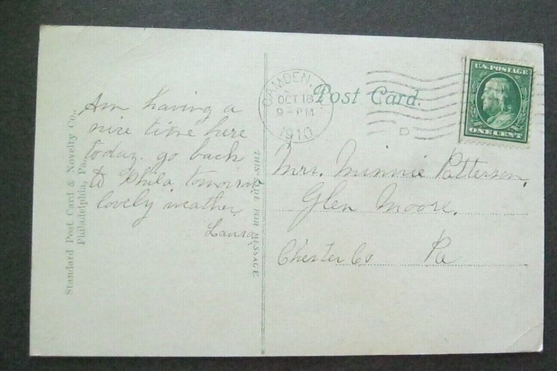 Cooper Hospital Camden NJ 1910 Standard Post Card Pub