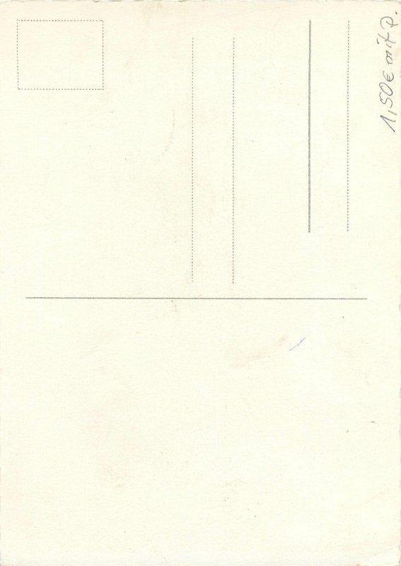 Postcard G. LAMBERT signed Christmas candle tree star apple