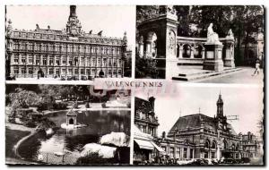 Modern Postcard Valenciennes City Hall Memorial Garden Froissart Rhonelle
