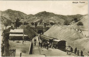 PC PAKISTAN, THE KHOJAK TUNNEL, Vintage Postcard (b43242)