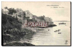 Old Postcard Dinard Bric A Brac Boat