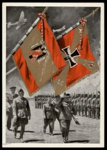 3rd Reich Germany Spain Return of the Legion Condor Propaganda Card USED  G91298