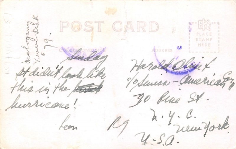 J37/ Hondurus Foreign RPPC Postcard c1940 Central America La Ceiba  81
