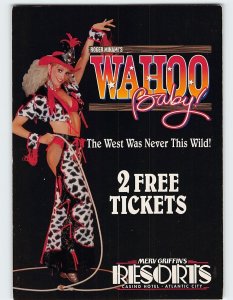 Postcard Roger Minami's Wahoo Baby!, Resorts Casino Hotel, Atlantic City, N. J.