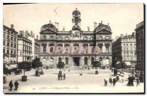 Old Postcard Lyon City Hall