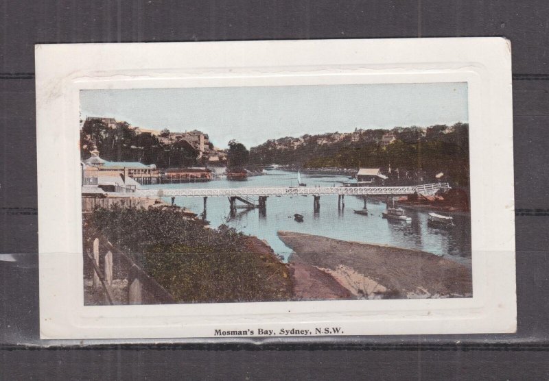 NEW SOUTH WALES, MOSMAN'S BAY, MIDDLE HARBOUR, 1908 ppc., Bondi cds.