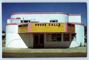 c1950 Strand Theater Movie Building Roadside Seaside Heights New Jersey Postcard