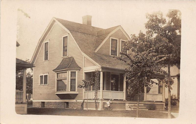 B81/ Minneapolis Minnesota Mn Real Photo RPPC Postcard 1908 Baby Carriage