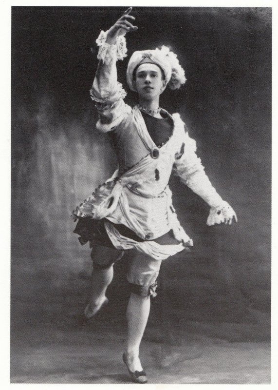 Vaslav Nijinksy Le Pavillion D'Armide 1909 Russian Ballet Postcard