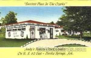 Andy Famous Ozark Candies, Eurika Springs, Arkansas, USA Stores & Shops Unused 