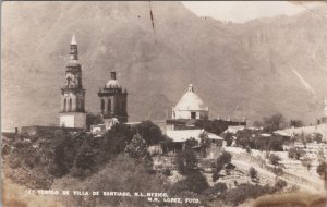 RPPC Postcard Templo de Villa Santiago NL Mexico