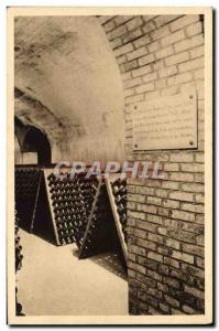 Postcard Old Wine Harvest Champagne Louis Roederer cellars First floor