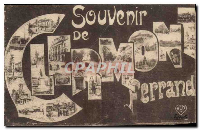 Old Postcard Remembrance Clermont Ferrand
