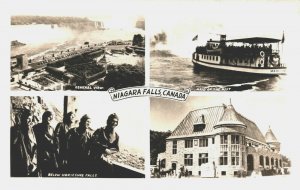 Canada Niagara Falls Multiview Vintage RPPC 03.68