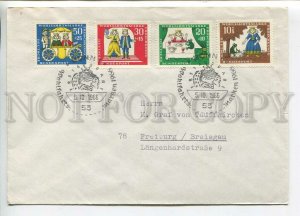 446102 GERMANY 1966 year special cancellations fairy tales by the brothers Grimm