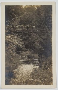 Lake Erie Canada Bridge at Fishers Glen Ontario RPPC Postcard D28