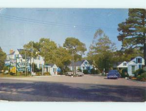 Unused 1950's OLD CARS & T AND C MOTOR COURT MOTEL Myrtle Beach SC u6948@